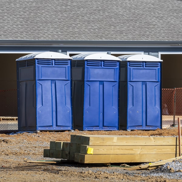 can i customize the exterior of the portable toilets with my event logo or branding in Lee Center Illinois